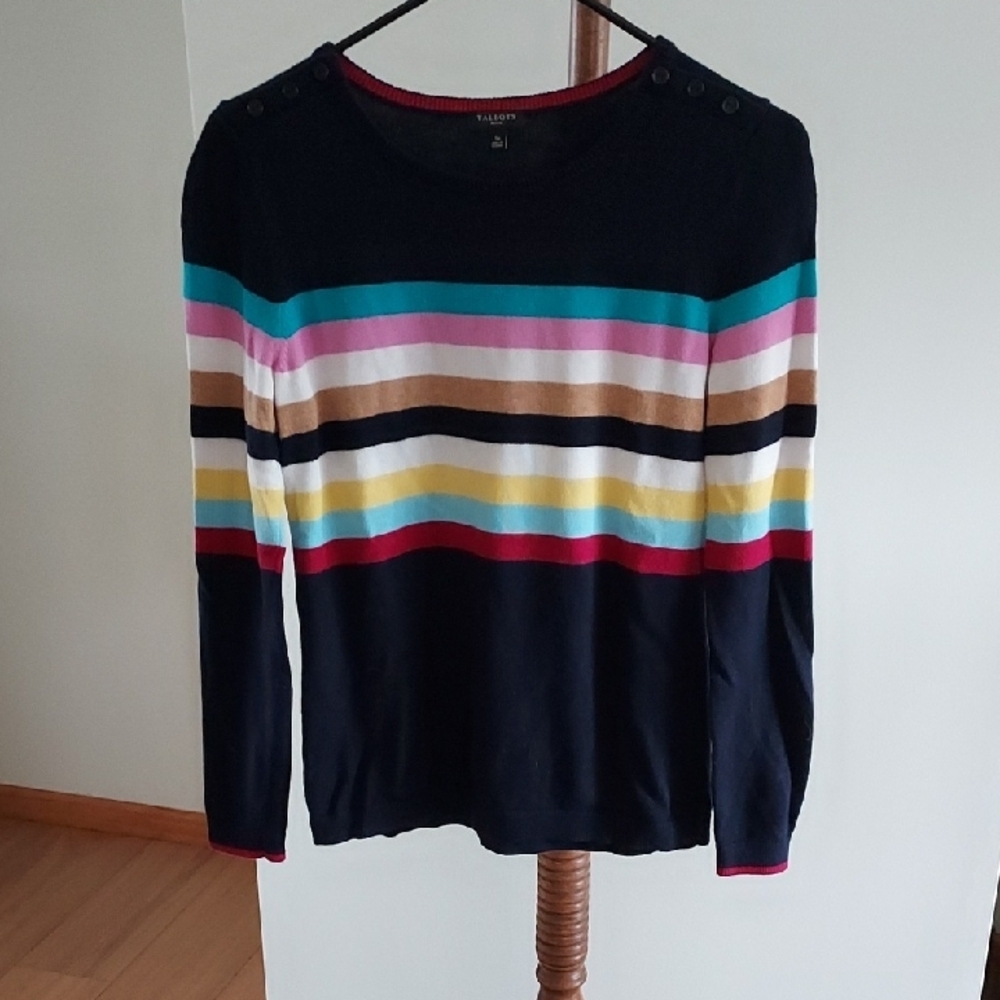 Talbots Colorful Striped Sweater